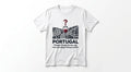 Portugal Travel T-Shirt | Funny Wine & Cobblestone Map Graphic Tee | Unisex Vacation Souvenir