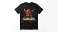Canada: We’re Basically Just Nice Vikings T-Shirt | Funny Canadian Heritage Souvenir Tee