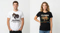 Colombia Souvenir T-Shirt | "Just Five More Minutes" Sloth Design | Premium Cotton Comfy Tee