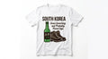 Seoul Searching Soju Bottle Graphic T-Shirt | Funny South Korea Travel Souvenir Tee