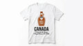 "I Came for the Syrup" Canada Souvenir T-Shirt | Funny Maple Syrup Tuxedo Graphic Tee | Premium Canadian Maple Lover Gift