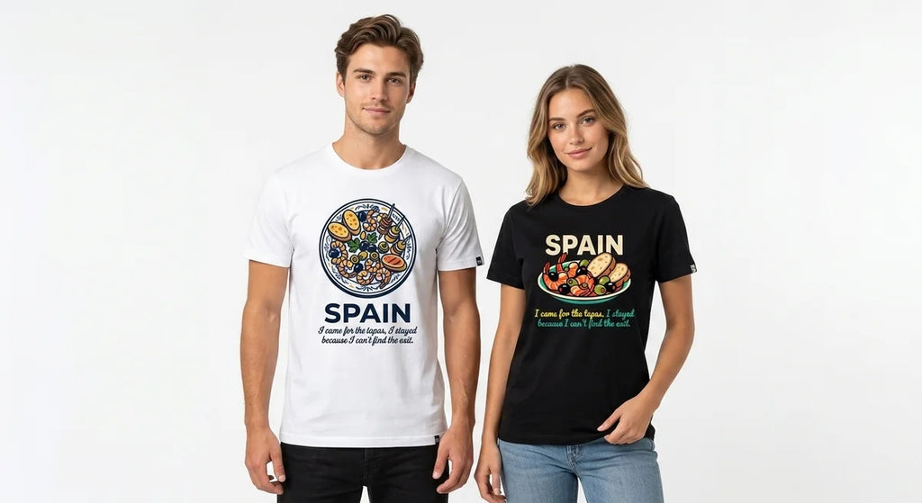 I Came For The Tapas Unisex Cotton Tee | Funny Spain Souvenir Tee | Travel Humor Shirt