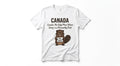 Canada Souvenir T-Shirt – 'Sorry' Beaver Funny Graphic Tee – Soft Cotton Unisex Gift