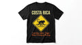 Costa Rica Travel T-Shirt | "Traffic Jam" Monkey Graphic Tee | Funny Wildlife Souvenir | 100% Combed Cotton
