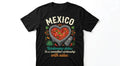 "In a Committed Relationship with Salsa" Mexico Souvenir T-Shirt | Heart-Shaped Molcajete Graphic Tee