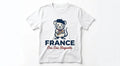 Oui, Oui, Baguette Graphic T-Shirt | Funny France Souvenir Tee | Beret-Wearing Mouse Apparel