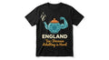 The "Tea: Because Adulting Is Hard" England Souvenir T-Shirt | Premium Cotton Graphic Tee