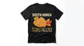 "I Ate Everything in Myeong-dong" T-Shirt – Funny South Korea Foodie Graphic Tee, Bungeo-ppang King Souvenir