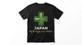 Matcha Addict T-Shirt: Japan Souvenir Tee – Funny Green Tea Medical Cross Design
