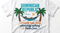 Punta Cana Vacation T-Shirt | "Busy Doing Absolutely Nothing" Funny Graphic Tee | Dominican Republic Souvenir | Unisex Cotton Beach Shirt