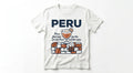 Peru Souvenir T-Shirt | "Just Here for the Pisco and the Ruins" Graphic Tee | Premium Combed Cotton Travel Shirt