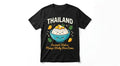 Thailand Travel Souvenir T-Shirt | "Mango Sticky Rice Coma" Funny Foodie Tee | Unisex Cotton Graphic Shirt