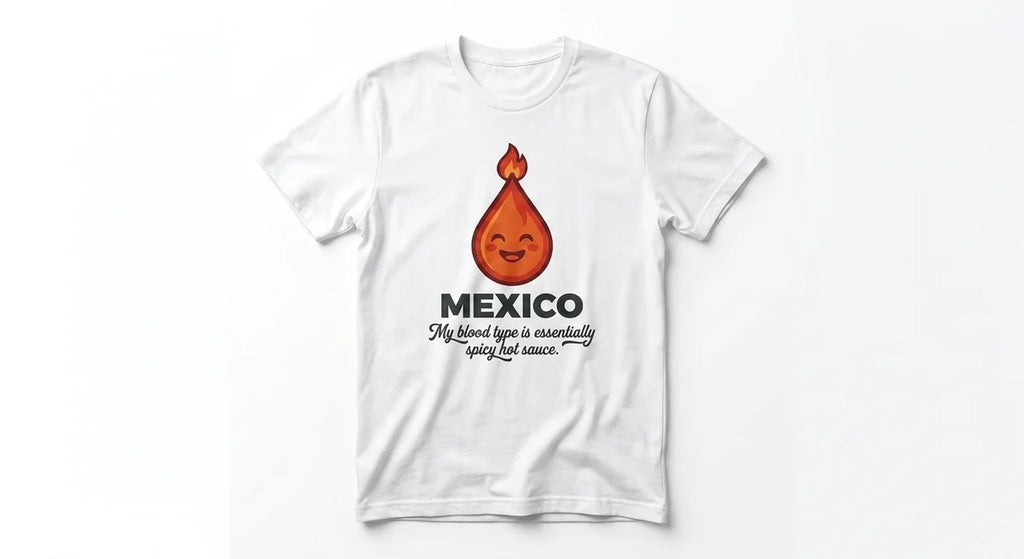 Hot Sauce Funny Mexico Souvenir T-Shirt | Premium Cotton Vacation Apparel