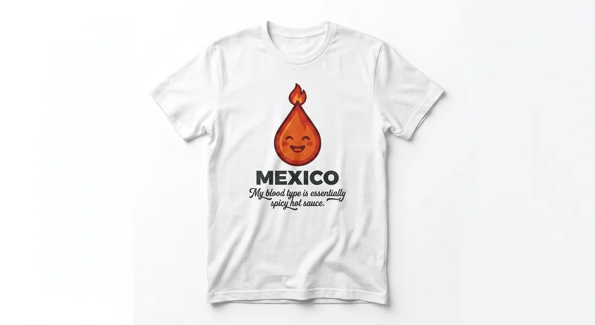 Hot Sauce Funny Mexico Souvenir T-Shirt | Premium Cotton Vacation Apparel