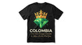 Colombia Souvenir T-Shirt | "I’m the Real Gem" Emerald Graphic Tee | Premium Cotton Unisex Apparel