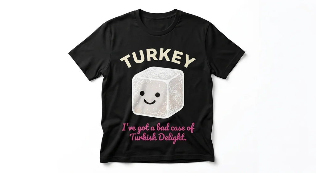 Unisex Turkish Delight Slogan T-Shirt | Funny Turkey Souvenir Tee | Soft Graphic Cotton Shirt