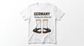 Germany Slogan T-Shirt: "Sunday Silence & Socks in Sandals" Funny Travel Souvenir Tee