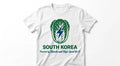 South Korea Graphic T-Shirt | "Powered by Kimchi & High-Speed Wi-Fi" Unisex Tee | Funny Travel Souvenir