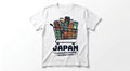 Japan Vending Machine Crawl Graphic T-Shirt | Funny Japanese Souvenir Tee | Unisex Retro Streetwear
