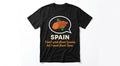 "I Speak Fluent Tapas" Spain Souvenir T-Shirt | Funny Foodie Tee | Funny Spain Vacation Graphic Tee