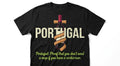 Portugal Corkscrew & Wine Souvenir T-Shirt – Funny Travel Tee for Wine Lovers