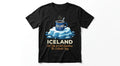 Iceland Souvenir T-Shirt | Hot Tubs & Cold Shoulders Graphic Tee | Funny Icelandic Travel Apparel