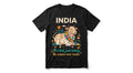 India Travel T-Shirt | "Not Lost, Just Taking The Scenic Cow-Route" Graphic Tee | Premium Cotton Souvenir Shirt