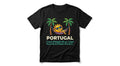 Portugal Travel T-Shirt | "I Stayed for the Three-Hour Lunch" Funny Graphic Tee | Soft Cotton Vacation Souvenir