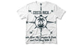 "My Compass Is Broken" Funny Graphic Tee | Tropical Vacation Souvenir | Costa Rica Travel T-Shirt