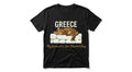 Greece Souvenir T-Shirt: 'My Spirit Animal is a Sun-Drenched Stray Cat' | Premium Cotton Graphic Tee