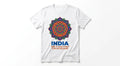 India Sensory Overload Graphic T-Shirt | Kaleidoscope Mandala Souvenir Tee | Premium Cotton Casual Wear