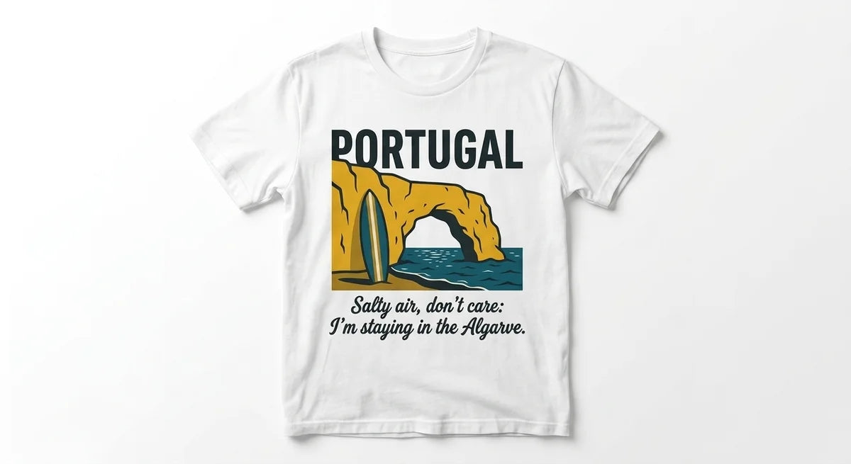 The "Algarve State of Mind" Unisex T-Shirt – Premium Portugal Souvenir Tee