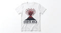 "May Contain Traces of Volcano & Zen" Funny Travel Tee | Costa Rica Volcano & Zen Graphic T-Shirt