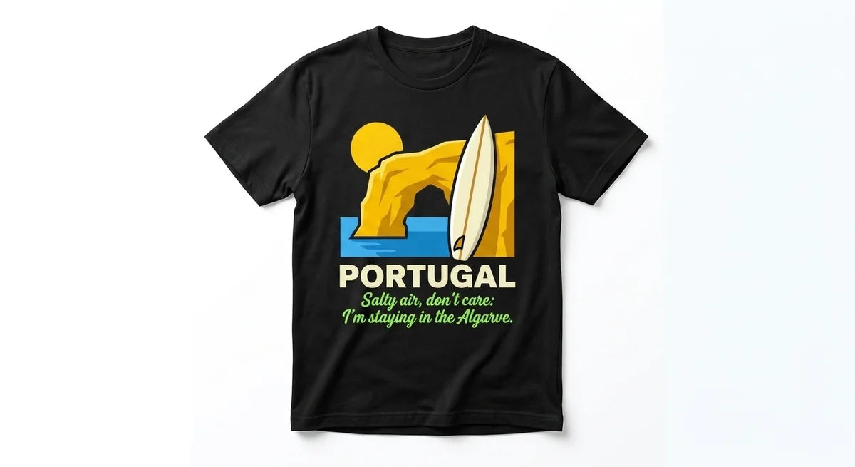 The "Algarve State of Mind" Unisex T-Shirt – Premium Portugal Souvenir Tee