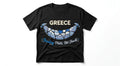 "Breaking Plates, Not Hearts" Greek Souvenir Graphic T-Shirt | Premium Cotton Mediterranean Keepsake