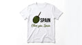 Olive You, Spain T-Shirt | Funny Spain Souvenir Tee | Olive Pun Graphic Shirt